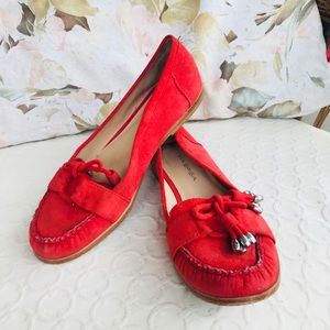 Via Spiga Leather Tassel Loafer